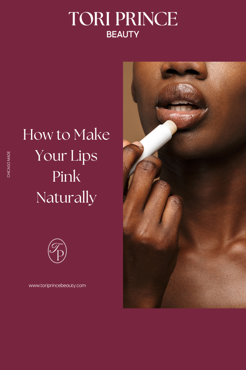 Make your lips pink naturally