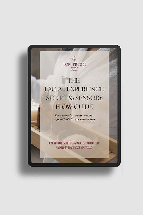 The Facial Experience Script & Sensory Flow Guide