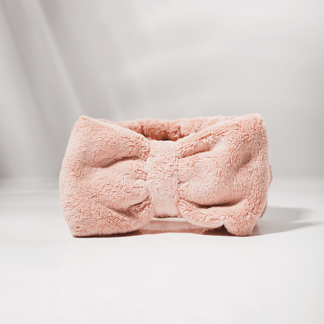 Plush Spa Headband | Bow Spa Headband | TORI PRINCE BEAUTY